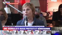 Censure en Russie: une journaliste proteste et démissionne