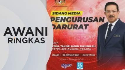 AWANI Ringkas: KSN jalani kuarantin kendiri sehingga 31 Jan | Pastikan pendapatan naik selari pemulihan