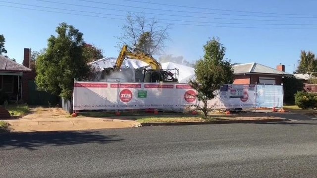 Daily Advertiser - Asbestos home demolished