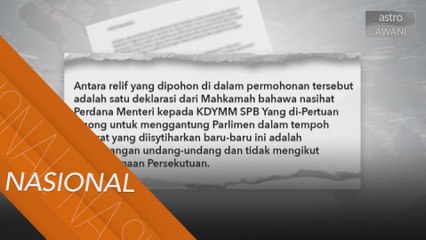Gantung Parlimen | Anwar telah fail semakan kehakiman di mahkamah