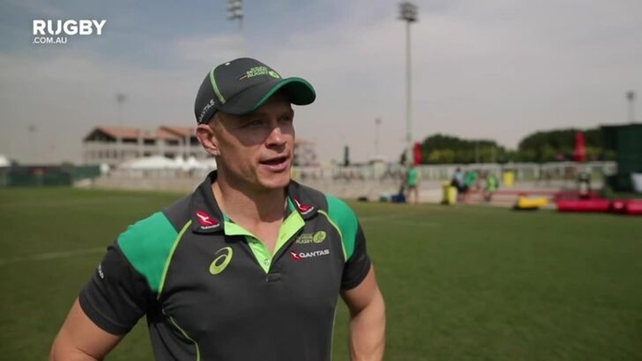 Aussie 7s Dubai captains shoot