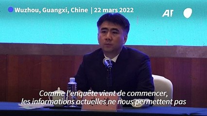 Accident d'avion en Chine: trop tôt pour déterminer la cause du crash