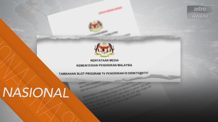 PdPR | Program TV pendidikan mulai 27 Januari