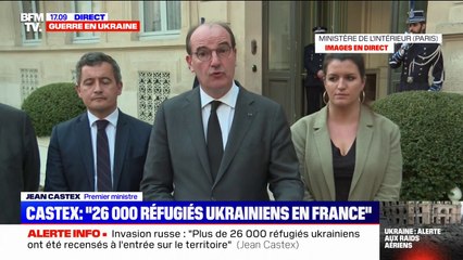 Jean Castex: "2433 enfants ukrainiens sont, d'ores et déjà, accueillis dans les écoles, les collèges et les lycées du pays"