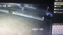 CCTV of woman stealing front porch items