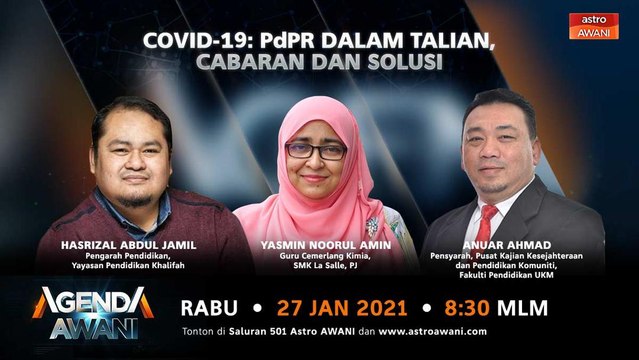 Agenda AWANI: COVID-19 | PdPR dalam talian, cabaran dan solusi