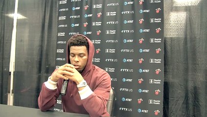 Miami Heat's Kyle Lowry after Monday's loss to the Sixers