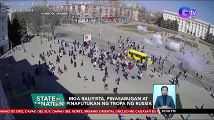 Mga raliyista, pinasabugan at pinaputukan ng tropa ng Russia | SONA