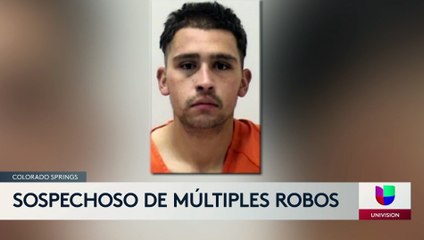 Sospechoso de múltiples robos