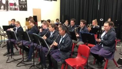 Mater Dei Catholic College students rehearse for Supernova