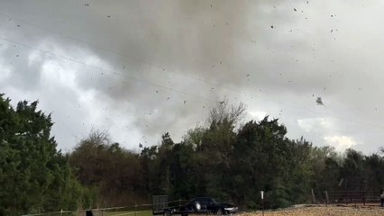 Tornado Filmed Passing Home in Elgin, TX