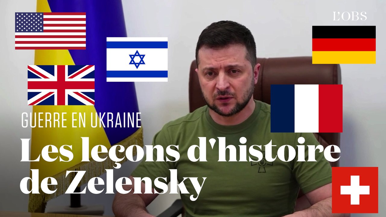 Comment Zelensky adapte son discours à l'histoire de chaque pays