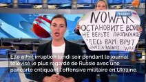 Qui est Marina Ovsiannikova, la manifestante qui a interrompu le journal télévisé russe ?