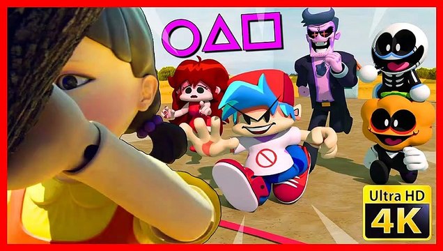 Friday Night Funkin VS Squid Game - 3D Animation