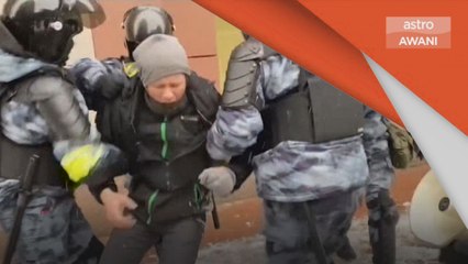 Protes Rusia: Lebih 5,000 ditahan di seluruh negara