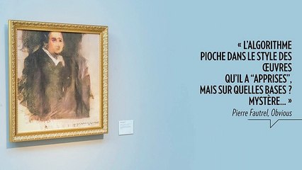 Un tableau réalisé par une intelligence artificielle aux enchères, chez Christie's