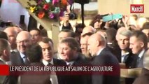 La première visite d’Emmanuel Macron au salon de l’Agriculture