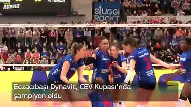 Eczacıbaşı Dynavit, CEV Kupası'nda şampiyon oldu