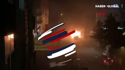 Ataşehir'de korku dolu anlar: Taksi alev aldı, içindekiler son anda kurtuldu