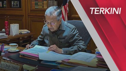 TERKINI: Tun M jelas peletakan jawatan sebagai PM