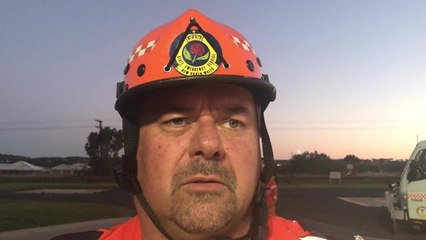 SES The Rock John at Wagga TRaning session Wed 9th Nov 2017