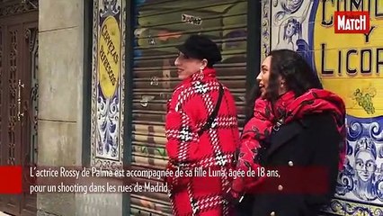 La séance photo haute en couleurs de Rossy de Palma et sa fille Luna