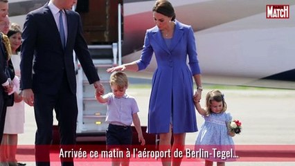 Kate, William, George et Charlotte : tapis rouge à Berlin