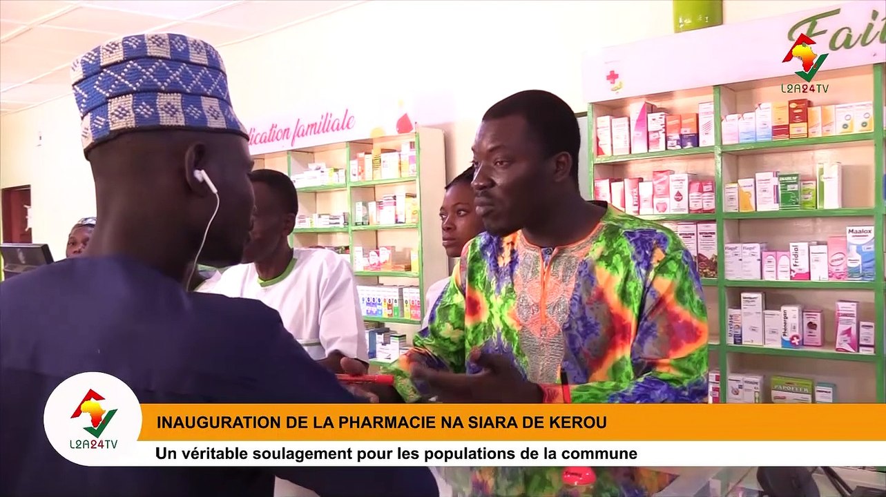 INAUGURATION DE LA PHARMACIE NA SIARA de KEROU