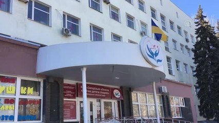 ZAPORİJYA - Zaporijya'da yaralı çocukların bulunduğu hastane