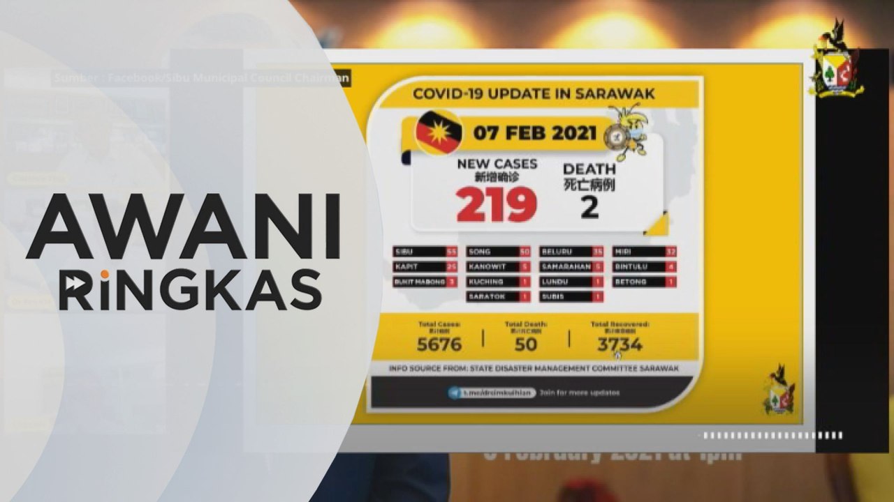 AWANI Ringkas: Kes kematian harian tertinggi COVID-19 | Strain virus COVID-19 berbeza di Sarawak