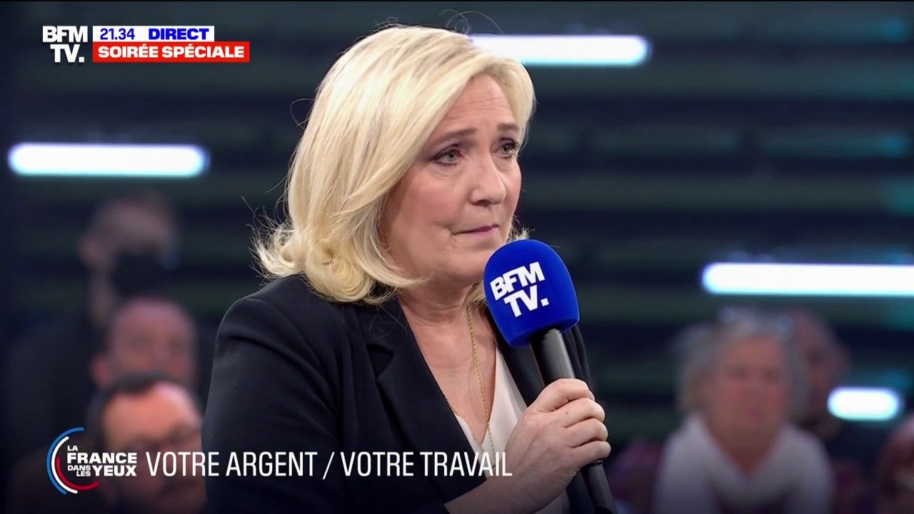 Marine Le Pen: "Mon objectif est de rendre 150 à 200 euros par mois, en moyenne, aux ménages"