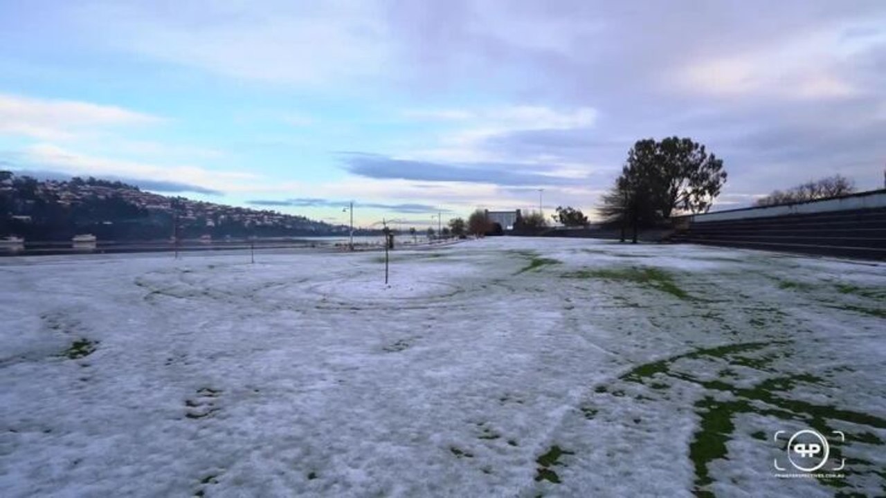 Snow in Launceston