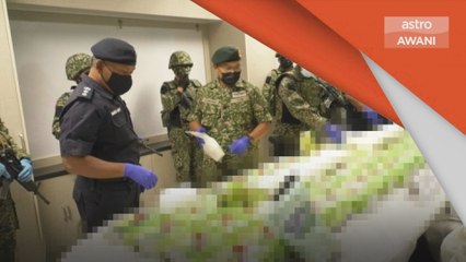 Op Benteng | 402kg syabu bernilai lebih RM16 juta ditemui