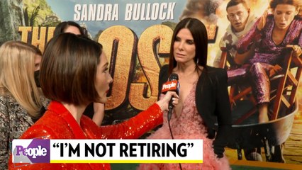 Sandra Bullock Says She's 'Not' Retiring, Just Taking Time to Spend with Her 'Beautiful Babies'