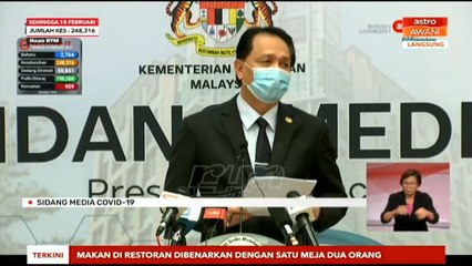 Penjelasan Ketua Pengarah Kesihatan berhubung isu kuarantin