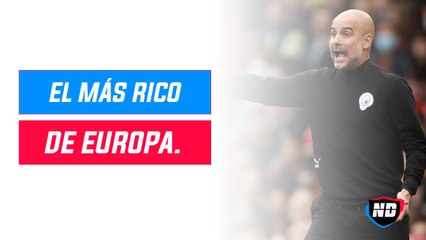 El Manchester City es el club más rico.