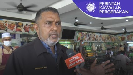 SOP ketat | Pengusaha kedai makan lega
