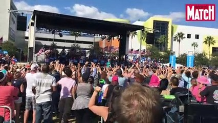 En campagne en Floride, Hillary Clinton si près du but