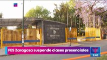 FES Zaragoza suspende clases presenciales tras explosión