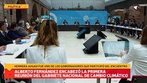 Alberto Fernández encabezó la primera reunión del Gabinete Nacional de Cambio Climático