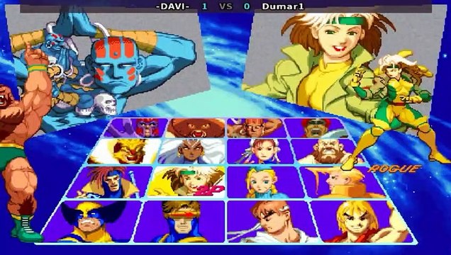 X-Men Vs. Street Fighter - -DAVI- vs Dumar1