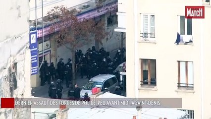 Le dernier assaut de la police à Saint-Denis