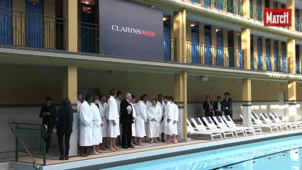 Clarins déshabille les sportifs
