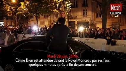 Exclusif : bain de foule avec Céline et ses fans