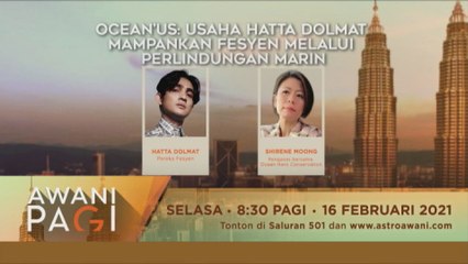 AWANI Pagi: Ocean'us: Usaha Hatta Dolmat mampankan fesyen melalui perlindungan marin