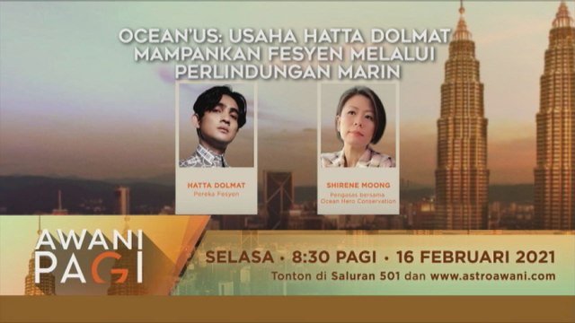 AWANI Pagi: Ocean'us: Usaha Hatta Dolmat mampankan fesyen melalui perlindungan marin