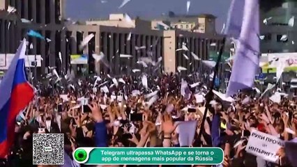 Telegram ultrapassa WhatsApp e se torna o app de mensagens mais popular da Rússia