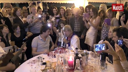 Renaud chante « Morgane de toi » en live pour ses amis