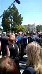 Le Premier ministre Manuel Valls hué à Nice avant la minute de silence