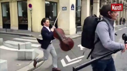 Le shooting insolite de Gautier Capuçon pour Paris Match